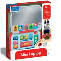 Baby Mini Laptop – 8 pulsanti touch – 21x25x5 cm Clementoni