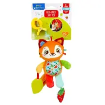 Baby Peluche Volpe Sensoriale – 18x20x10 cm con specchio e… Clementoni