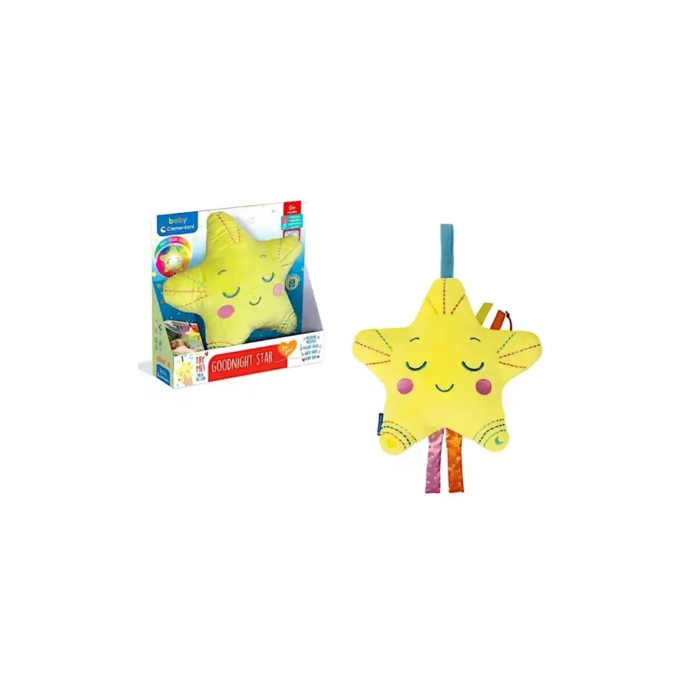Baby Peluche Stella – Luci, Suoni, Età 0‑2 anni Clementoni