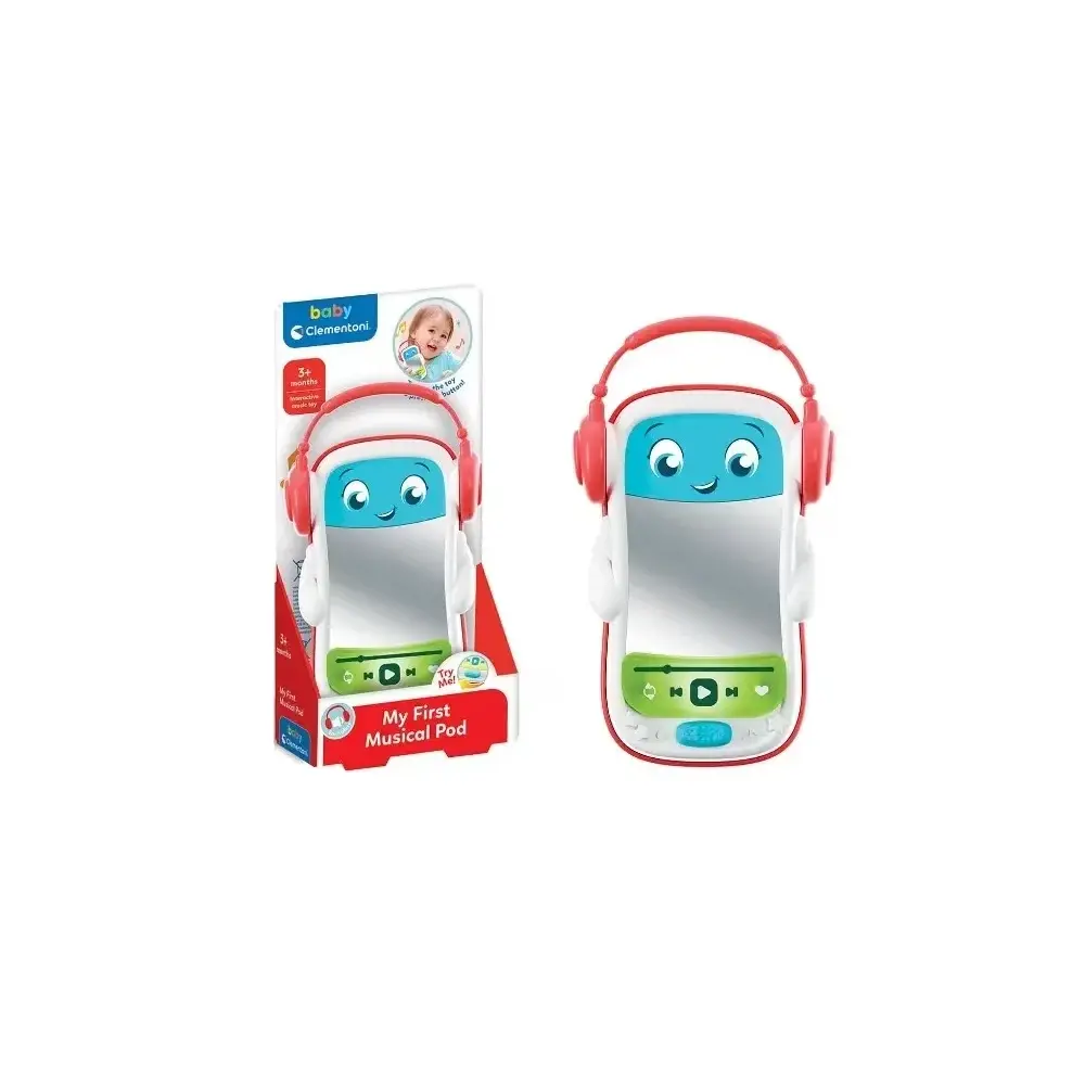 Baby 17894 Pod Musicale – 16 canzoni, luci e specchio per… Clementoni