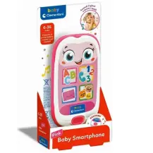 Baby Smartphone Rosa – Schermo luminoso e 4 canzoni Clementoni