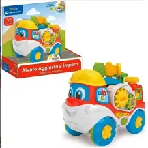 Alvaro Aggiusto e Imparo – Gioco sensoriale per 10 mesi-3 anni Clementoni