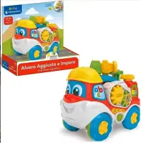 Alvaro Aggiusto e Imparo – Gioco sensoriale per 10 mesi-3 anni Clementoni