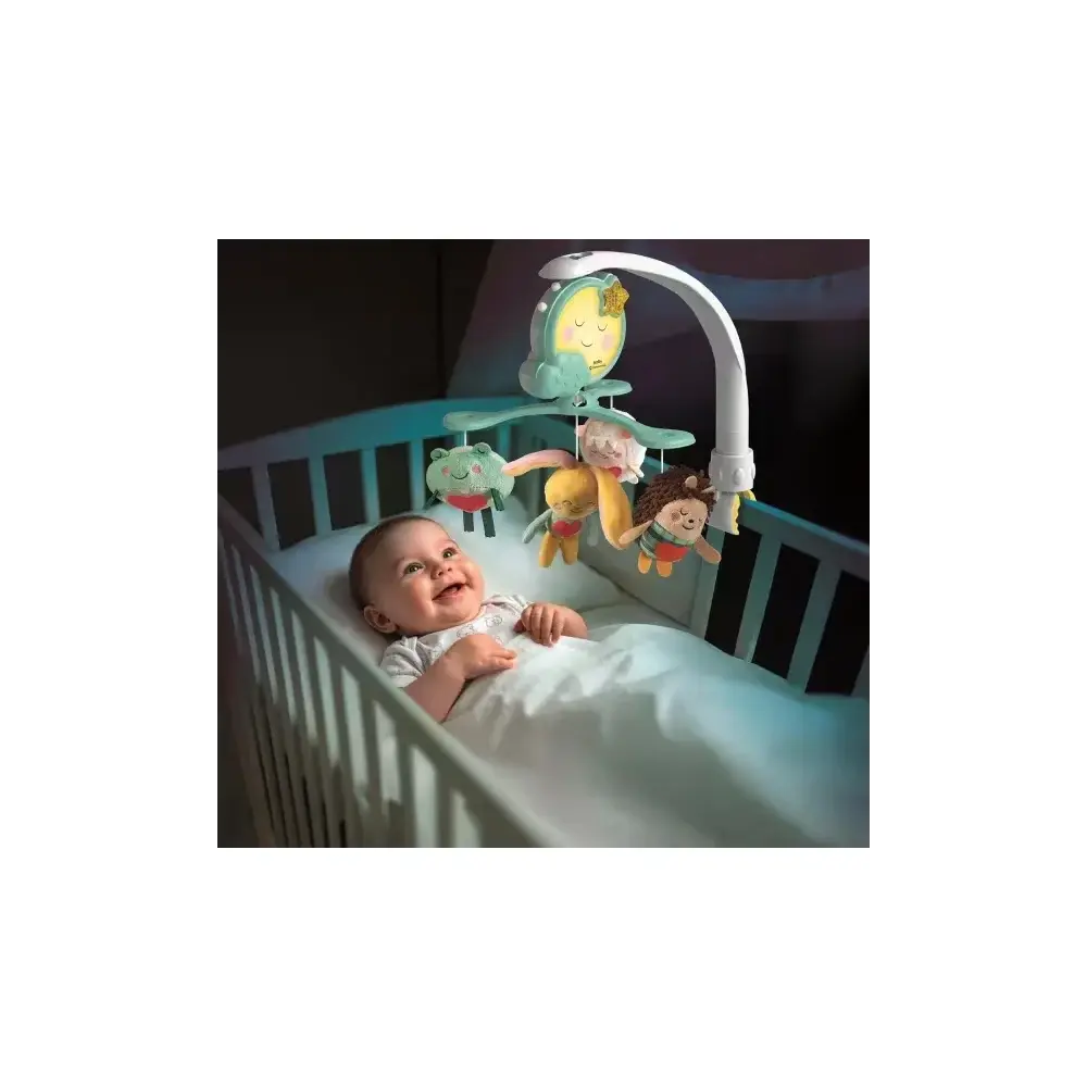 Goodnight Cot Mobile – Giostrina Musicale 0+ mesi con timer Clementoni