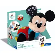 Disney Baby Baby Mickey Gattona con Me - Peluche 100%… Clementoni