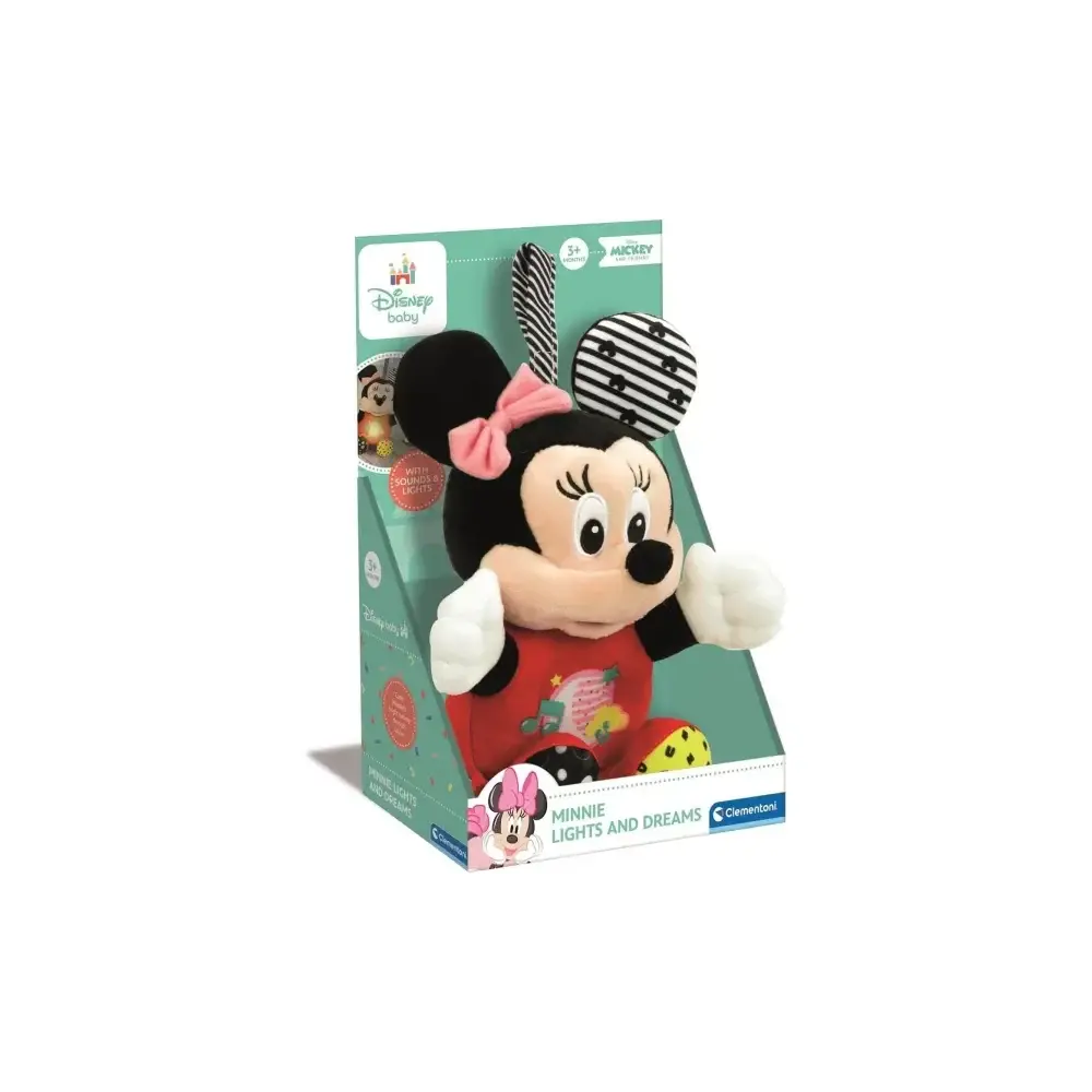 Baby Minnie Lightin Plush – peluche con luce, melodia… Clementoni
