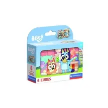 Bluey Set 6 Cubi 10x10 cm – Età 2+ Clementoni