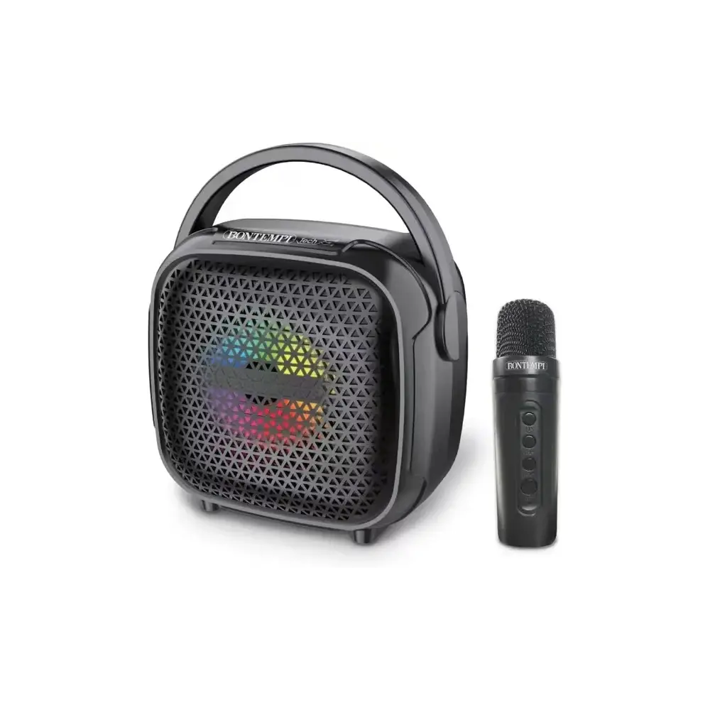 Cassa Wireless con Microfono 16,5×12,5×7,3 cm – Karaoke per… Bontempi