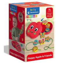 Baby Happy Apple & Friends – Montessori 8 18 mesi-3 anni Clementoni