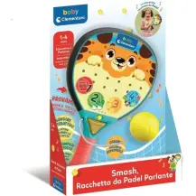 Baby Smash Racchetta Padel Interattiva - Età 3+ con luci e… Clementoni