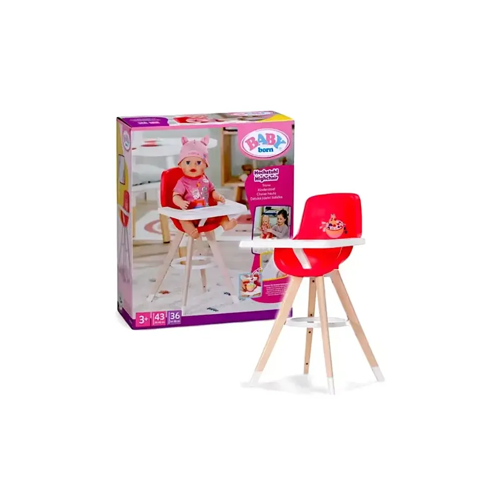 Seggiolone per Bambole Baby Born H 49 cm