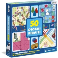 50 Giochi da Tavolo Blu – 50 giochi per 4–99 anni Clementoni