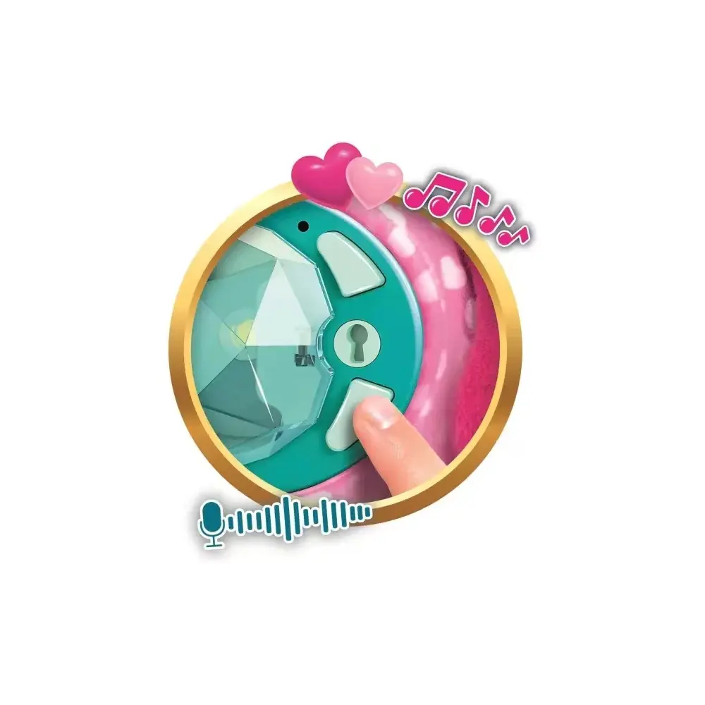 BFF Emy Peluche Interattivo Rosa – per 4-6 anni, cuore… Clementoni