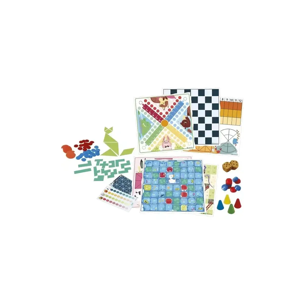 50 Giochi da Tavolo Blu – 50 giochi per 4–99 anni Clementoni