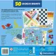 50 Giochi da Tavolo Blu – 50 giochi per 4–99 anni Clementoni