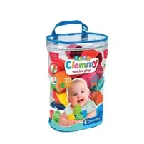 Clemmy Sacca 20 Mattoncini Morbidi, 6 mesi-3 anni Clementoni