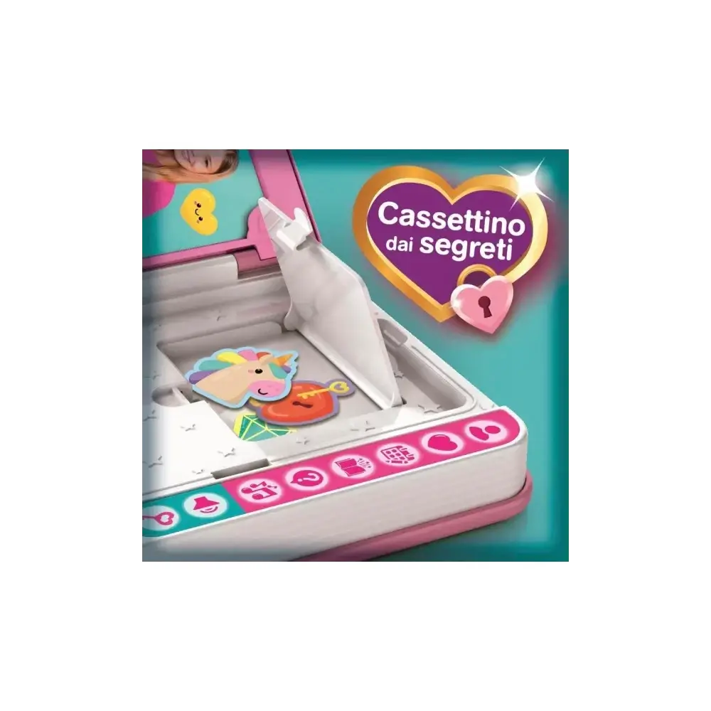 BFF Diario Segreto Unicorno Interattivo 6 modalità gioco Clementoni