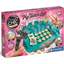 Crazy Chic My Tattoo Lab Kit 6+ anni con penna punte… Clementoni