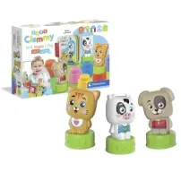 Clemmy Sweet Animals Book Playset 6 mesi-3 anni Clementoni
