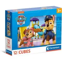 Paw Patrol Puzzle Cubi 12 Pezzi - 12 pezzi, 3 anni Clementoni