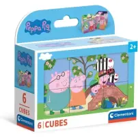 Peppa Pig Set 6 Cubi 2024 – 6 pezzi – 2 anni Clementoni