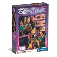 Puzzle 1000 Pezzi Compact K-Pop Demon Hunters 70x50 cm Clementoni