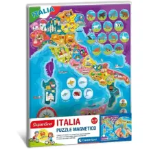 Sapientino Italia Puzzle Magnetico 57 pezzi Clementoni