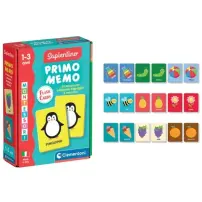 Primo Memo Flashcards 48 carte memoria bambini 3 anni Clementoni