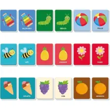 Primo Memo Flashcards 48 carte memoria bambini 3 anni Clementoni