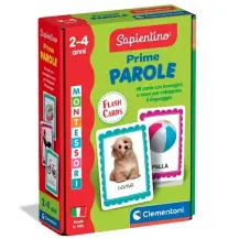 Sapientino Prime Parole Flashcards - Educativo 2-5 anni Clementoni