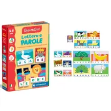 Sapientino Lettere Parole Puzzle 100x70 cm 3-5 Anni Clementoni