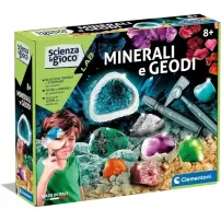 Minerali e Geodi Kit Scientifico Scavi 8+ Anni Made in… Clementoni