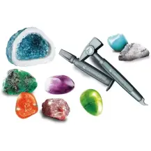 Minerali e Geodi Kit Scientifico Scavi 8+ Anni Made in… Clementoni