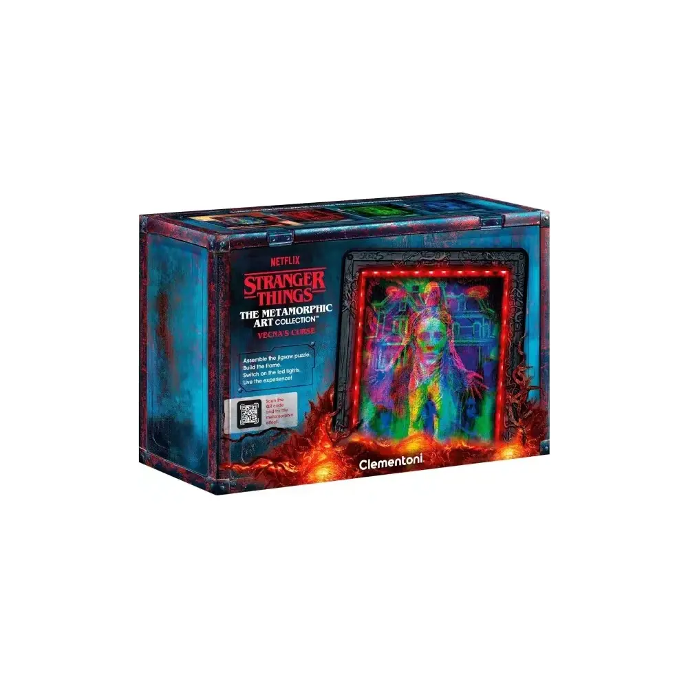 Stranger Things Puzzle 520 pezzi Vecna's Curse LED… Clementoni