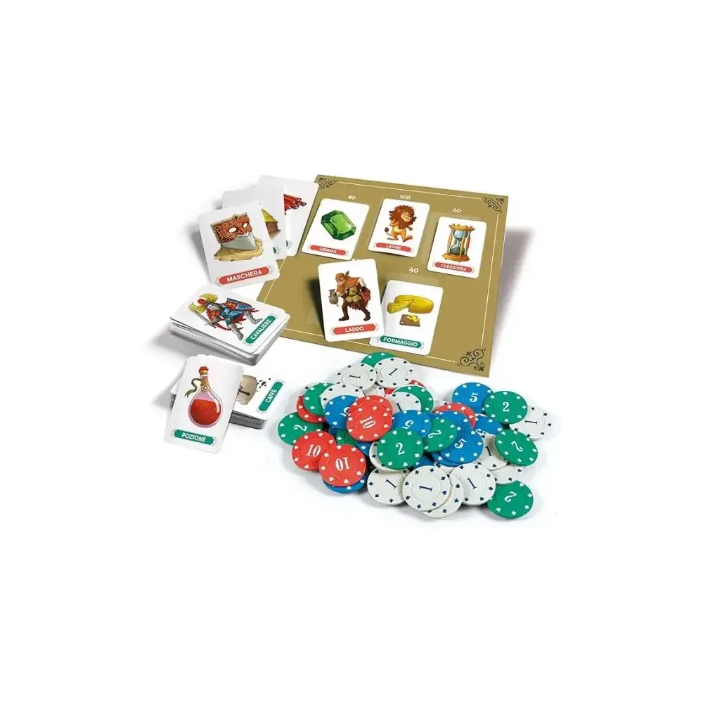 Mercante In Fiera Deluxe Edition 40 Carte Multicolore Clementoni