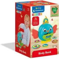 Baby Montessori Uccellino Salvadanaio con 7 Gettoni Clementoni