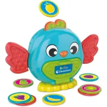 Baby Montessori Uccellino Salvadanaio con 7 Gettoni Clementoni