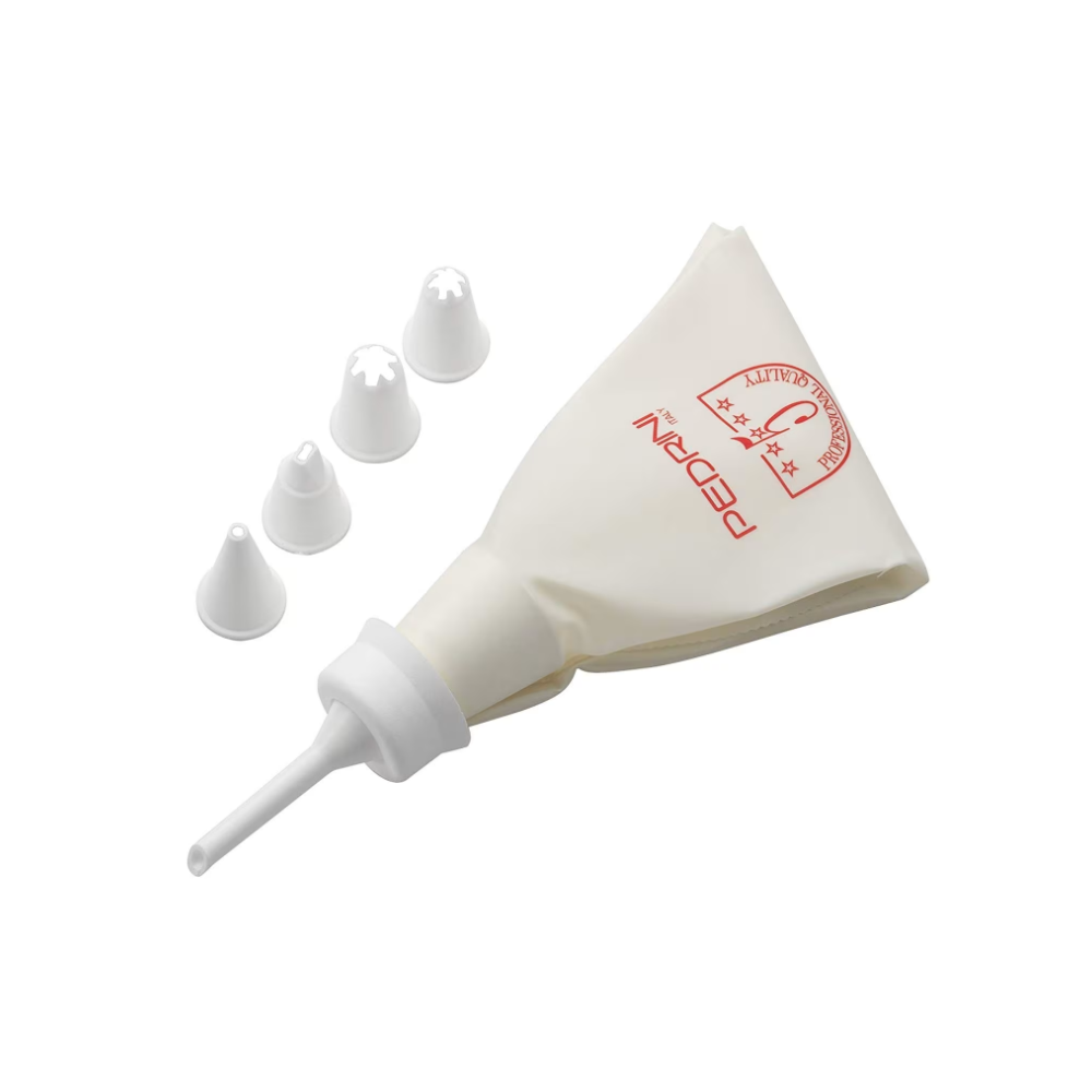 Sac à Poche Pedrini con 5 Beccucci – Per Decorazioni Dolci e Creme