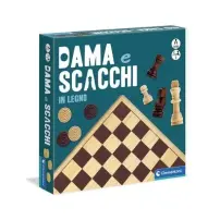 Dama e Scacchi in Legno Clementoni