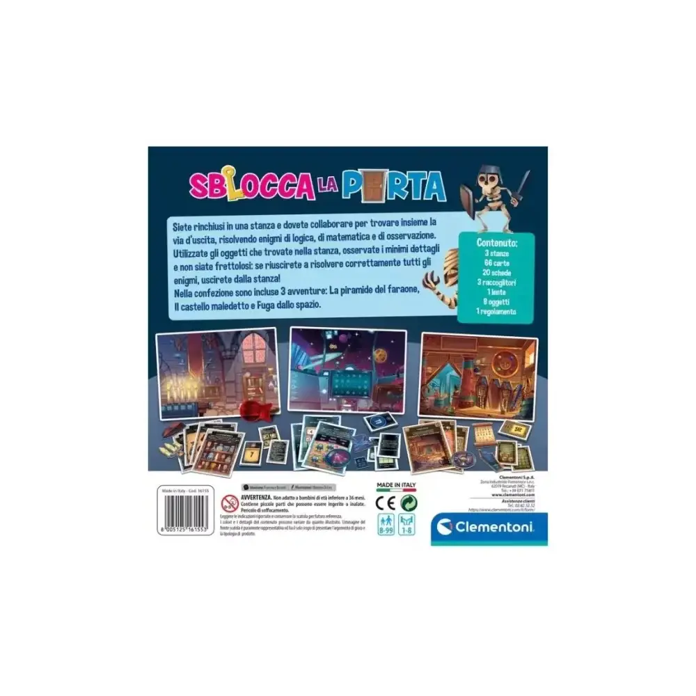 Sblocca la Porta – Gioco di Logica Escape Room Clementoni