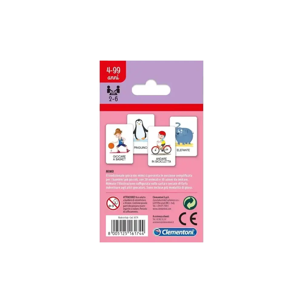 Mimo – Gioco di Carte per Bambini Clementoni