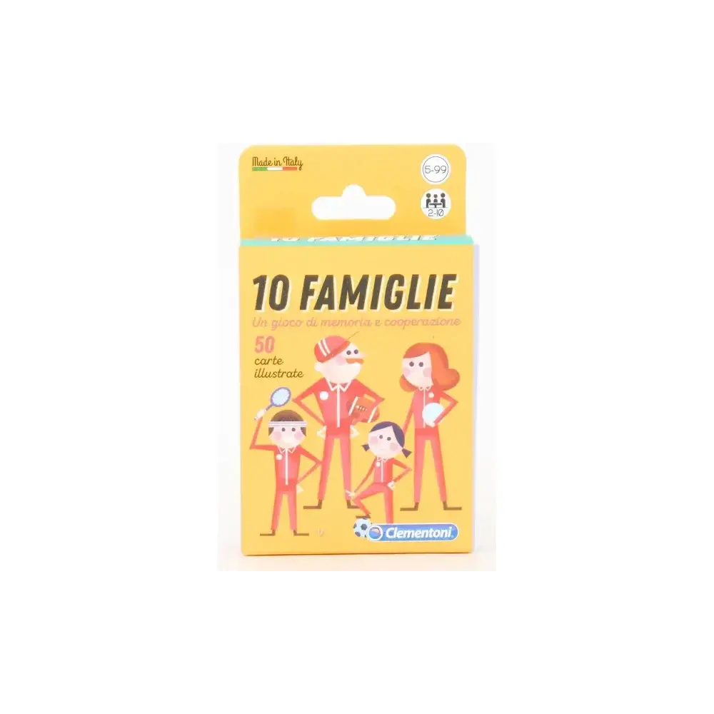 10 Famiglie – Gioco di Carte Clementoni