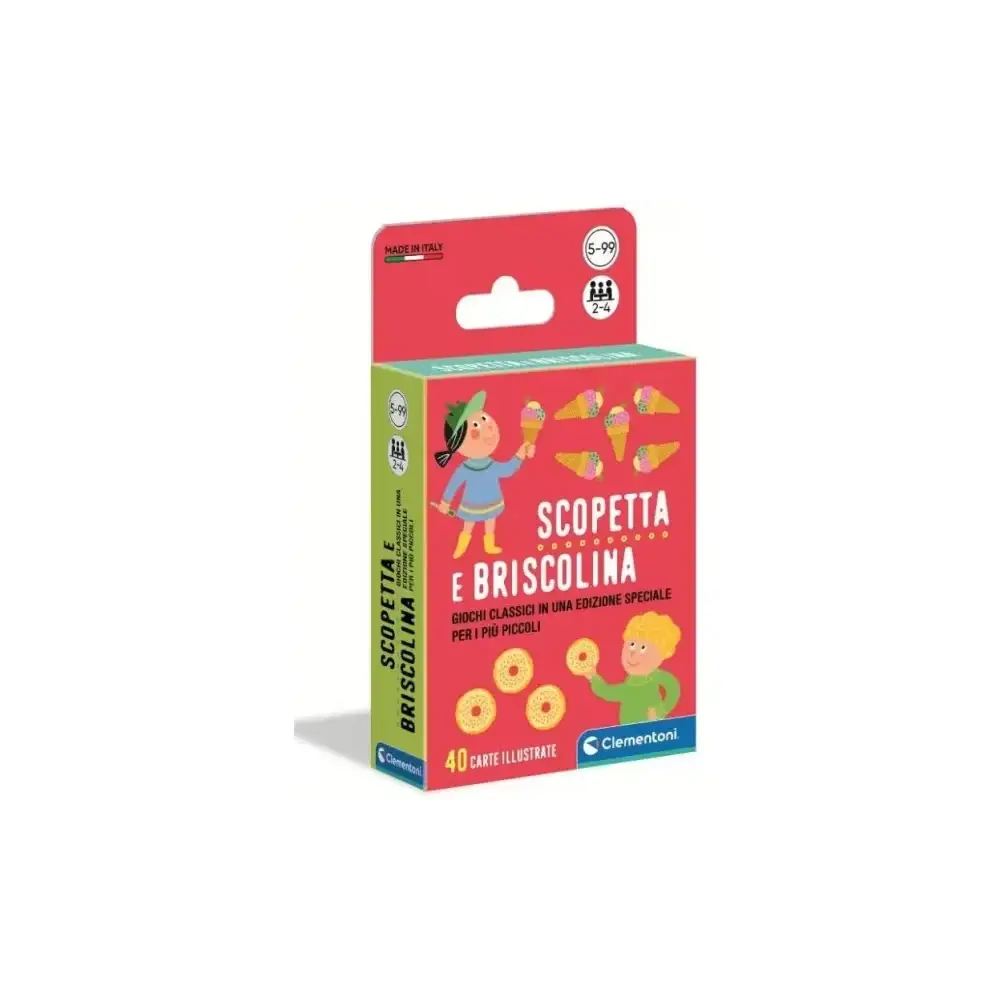 Scopetta e Briscolina – Carte da Gioco per Bambini Clementoni