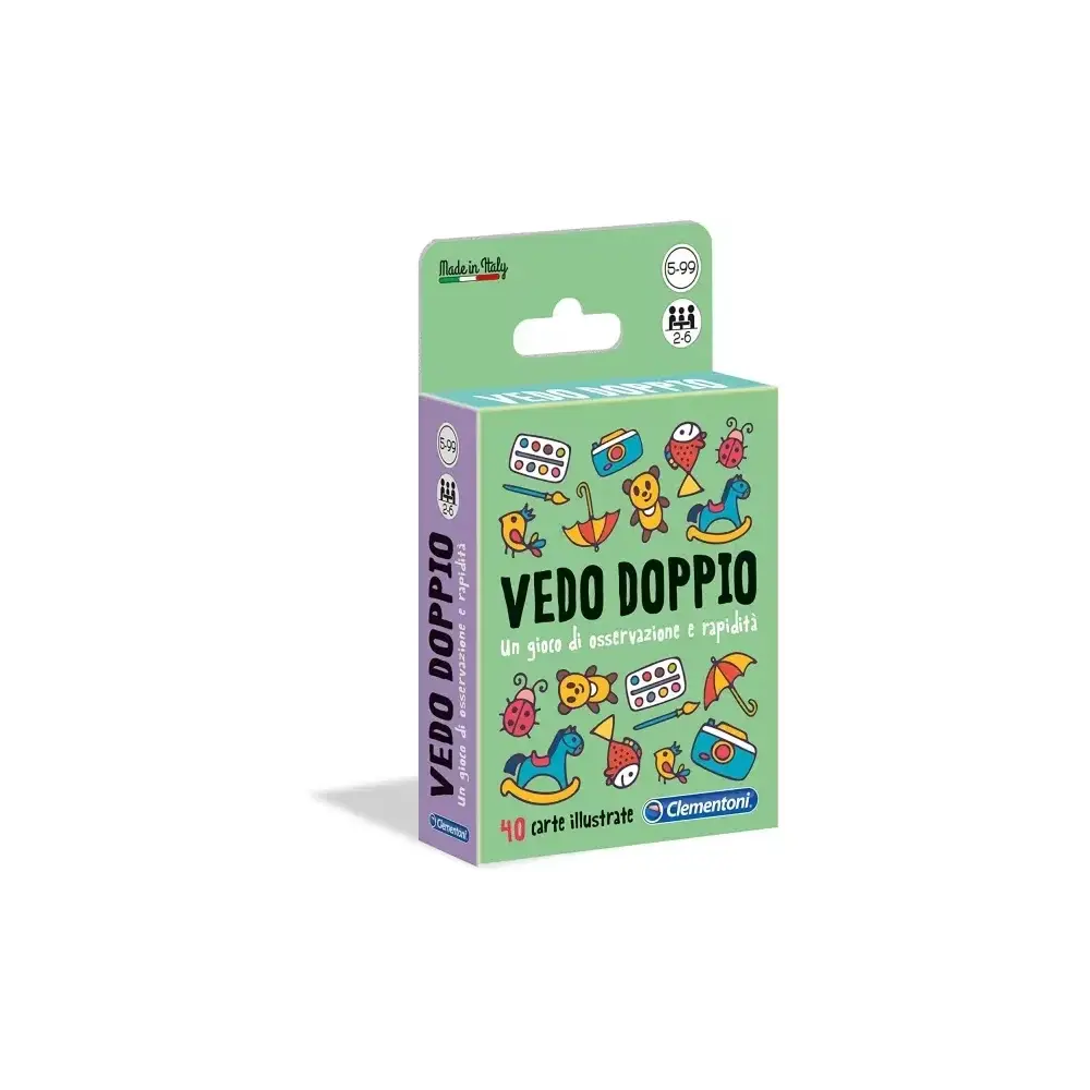 Vedo Doppio – Gioco di Carte di Osservazione Clementoni
