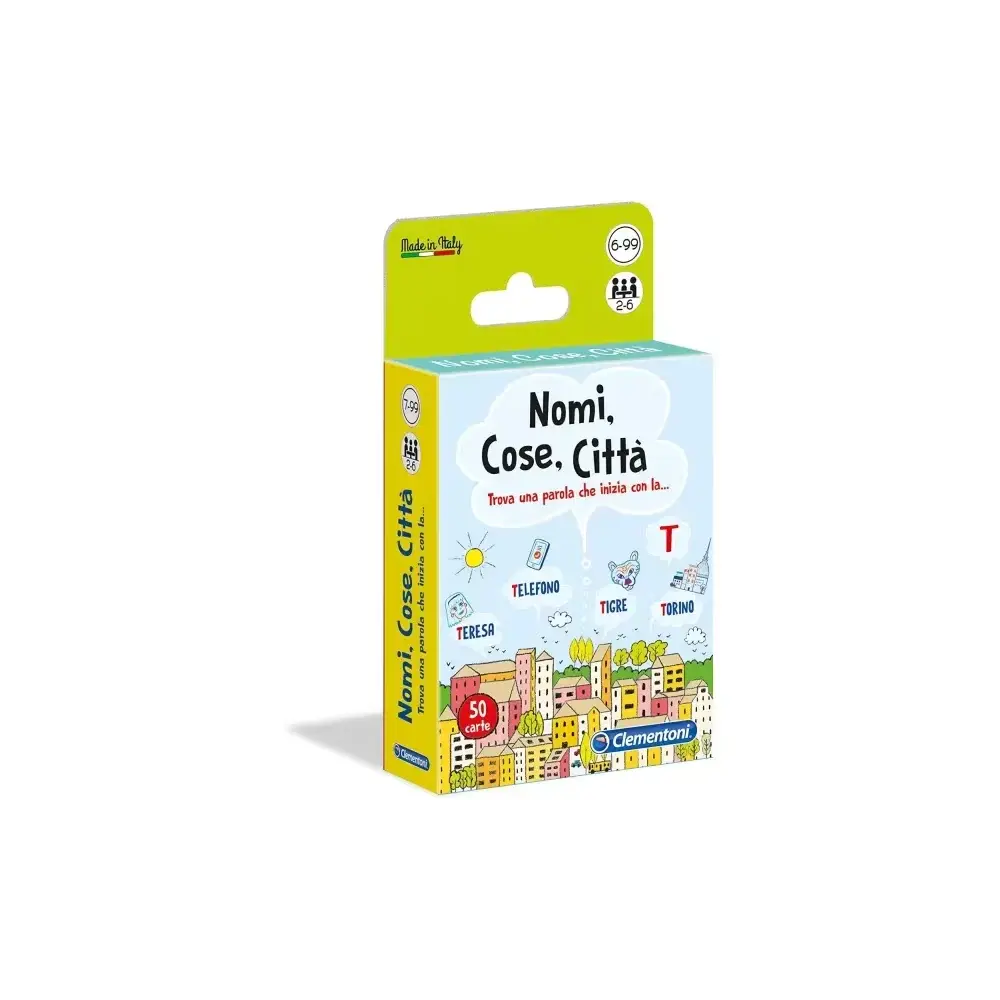 Nomi Cose Città – Gioco di Carte Clementoni