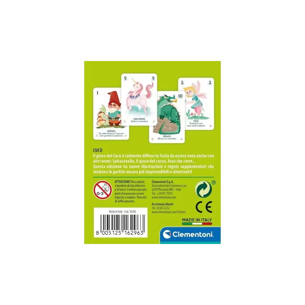 Cucù – Gioco di Carte Fantasy Clementoni