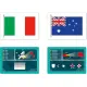Gioco delle Bandiere – Carte con Nomi e Mappe di 50 Paesi Clementoni