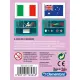 Gioco delle Bandiere – Carte con Nomi e Mappe di 50 Paesi Clementoni