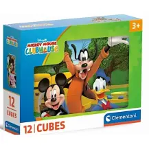 Mickey Set 12 Cubi - 12 Cubi di Gioco Clementoni