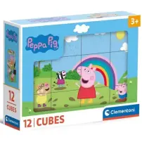 Peppa Pig Set 12 Cubi Clementoni
